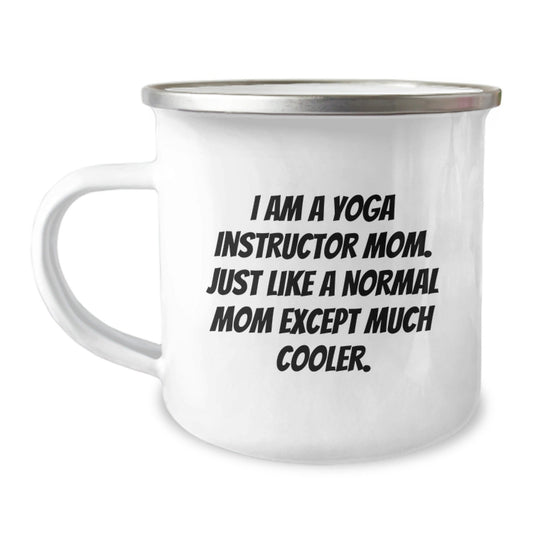 Funny Yoga Instructor Mom Camping Mug Gifts for Yoga Instructors - Unique Christmas Unique Gifts from Family Friends for Yoga Teachers - The Buy Boom