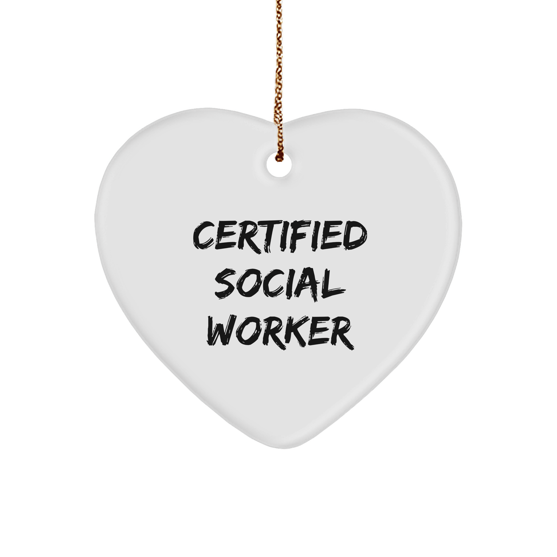 Funny 'You're a - maze - ing!' Heart Ornament for Social Workers, Gifts from Friends or Family, Perfect for Christmas - The Buy Boom