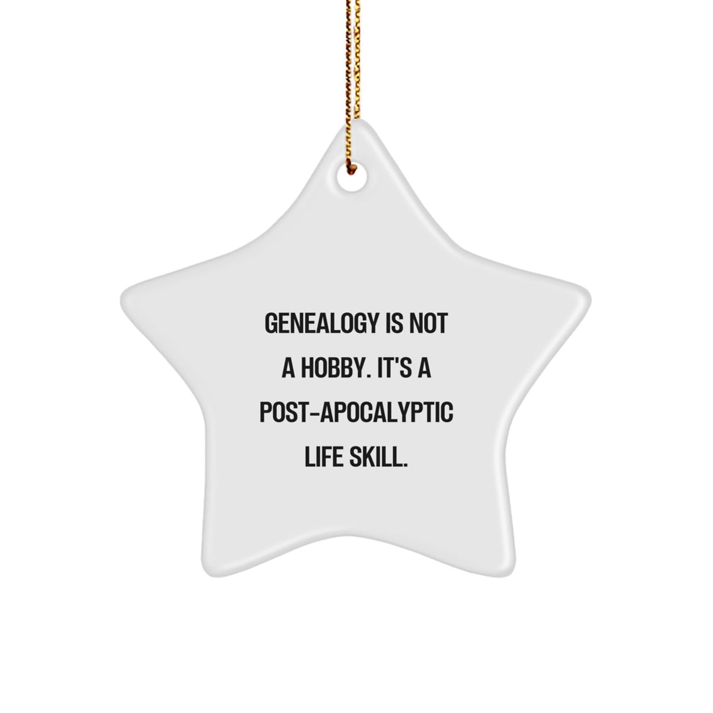 Genealogy Star Ornament Gifts from Family for Christmas Humor - The Buy Boom