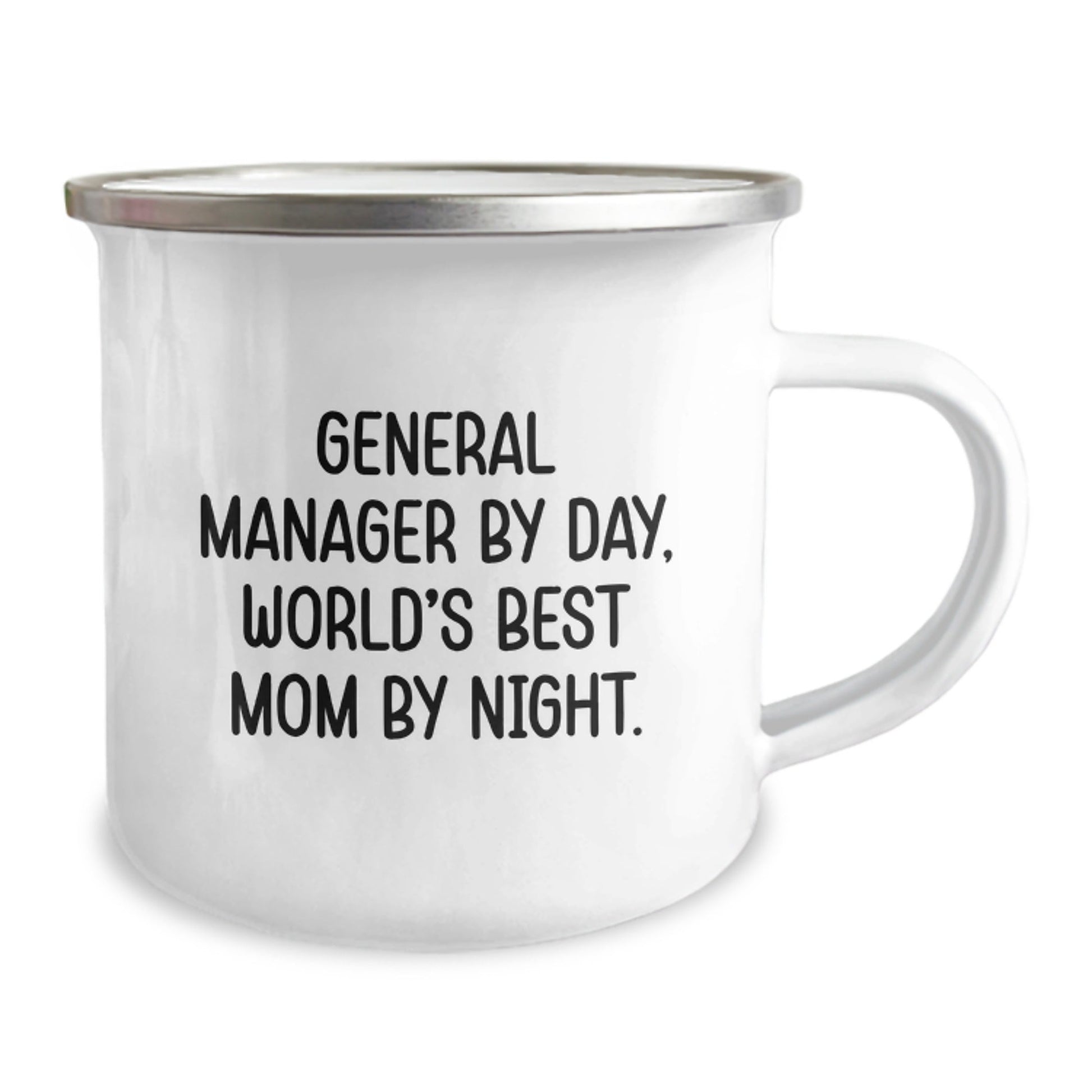 General Manager Gifts, Funny Quote, Camping Mug, Birthday Unique Presents from Friends, for the World's Best Mom By Night - The Buy Boom