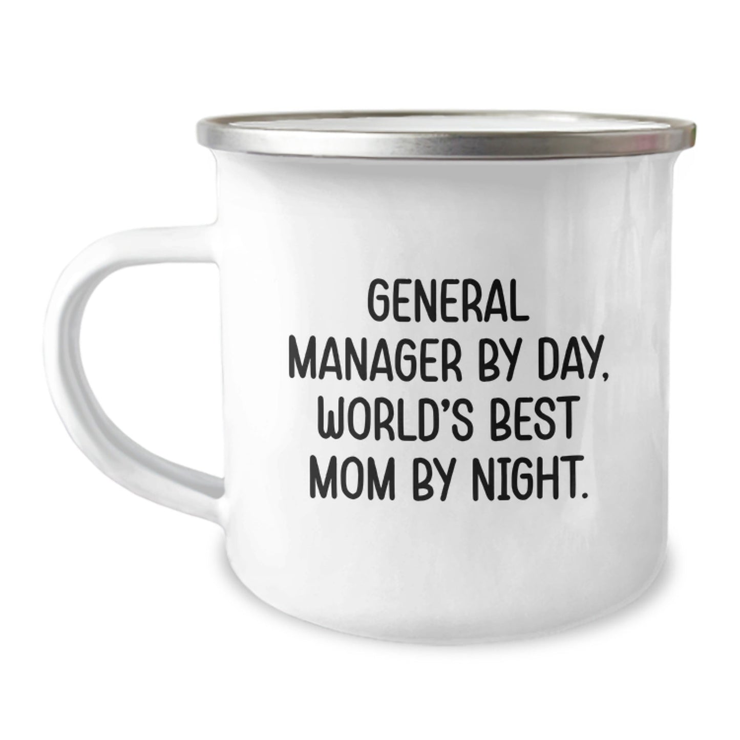 General Manager Gifts, Funny Quote, Camping Mug, Birthday Unique Presents from Friends, for the World's Best Mom By Night - The Buy Boom