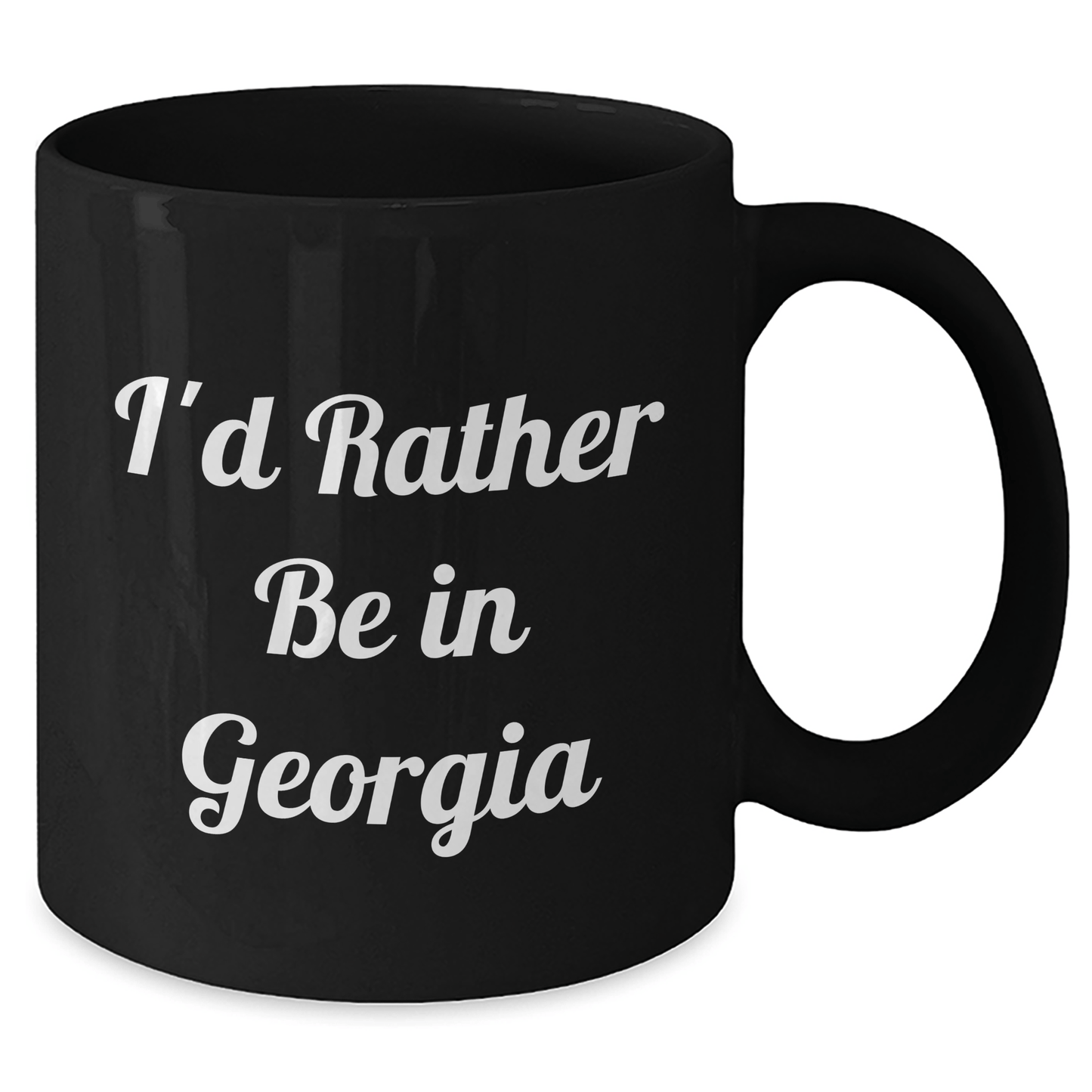 Georgia Gifts for Him, Funny I'd Rather Be In Georgia Black Coffee Mug, Father's Day Unique Gifts from Friends, Family, or Coworkers - The Buy Boom