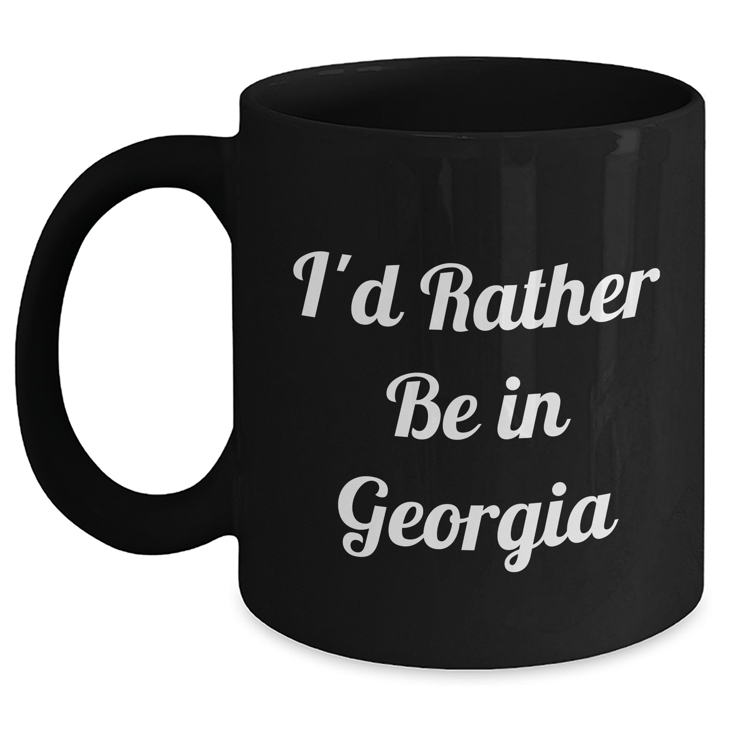 Georgia Gifts for Him, Funny I'd Rather Be In Georgia Black Coffee Mug, Father's Day Unique Gifts from Friends, Family, or Coworkers - The Buy Boom