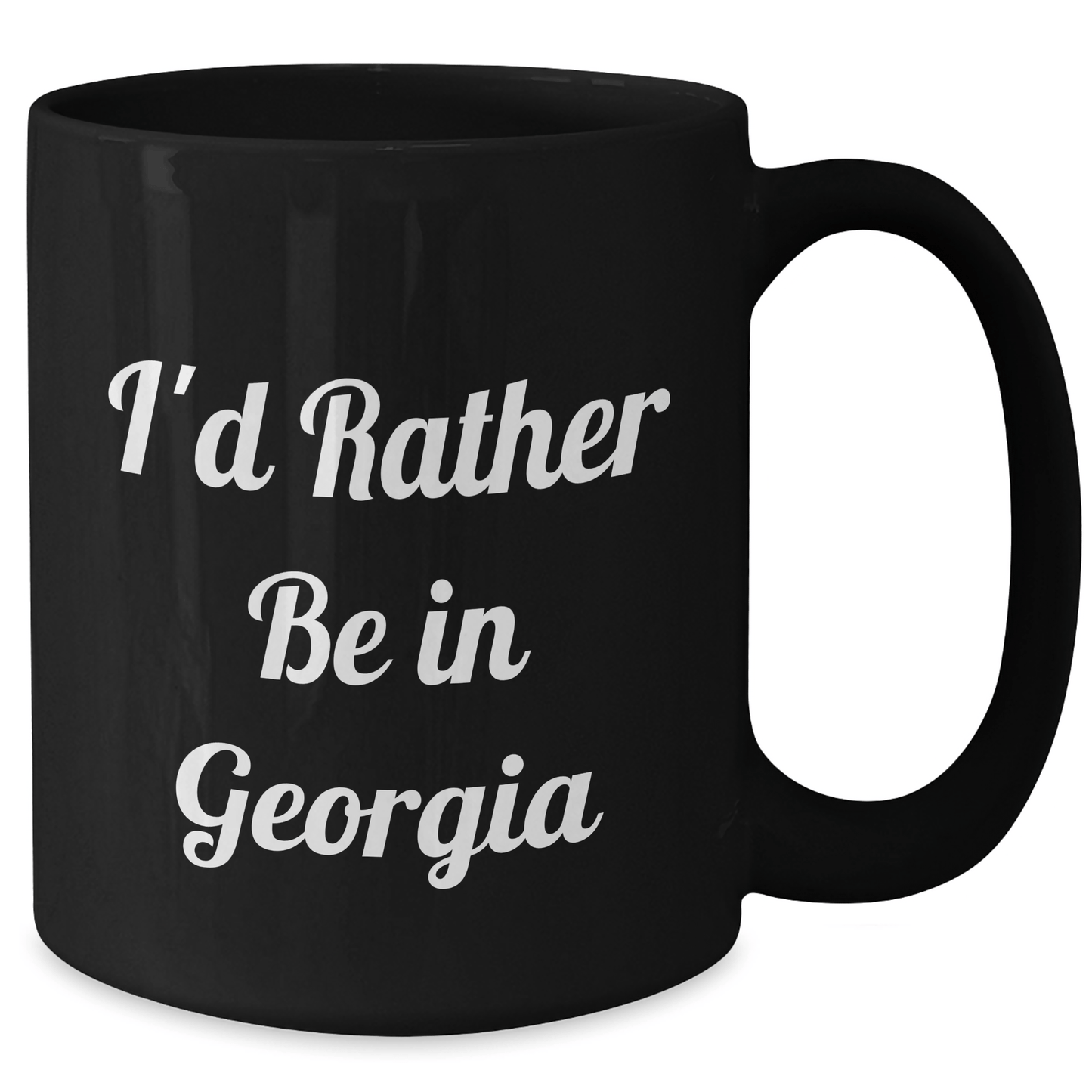 Georgia Gifts for Him, Funny I'd Rather Be In Georgia Black Coffee Mug, Father's Day Unique Gifts from Friends, Family, or Coworkers - The Buy Boom