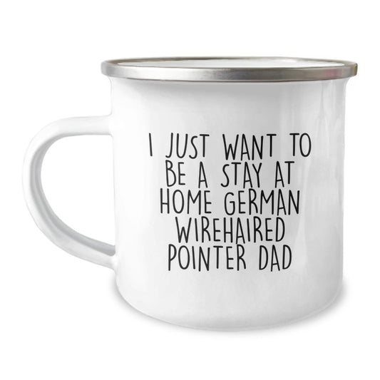German Wirehaired Pointer Dog Gifts, Funny Camping Mug for Men, Gifts from Dad, Perfect Graduation Unique Gifts for German Wirehaired Pointer Dog Lovers - The Buy Boom