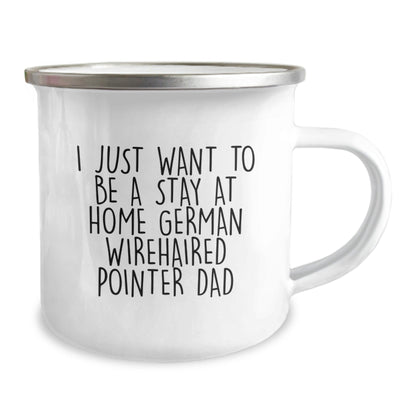 German Wirehaired Pointer Dog Gifts, Funny Camping Mug for Men, Gifts from Dad, Perfect Graduation Unique Gifts for German Wirehaired Pointer Dog Lovers - The Buy Boom