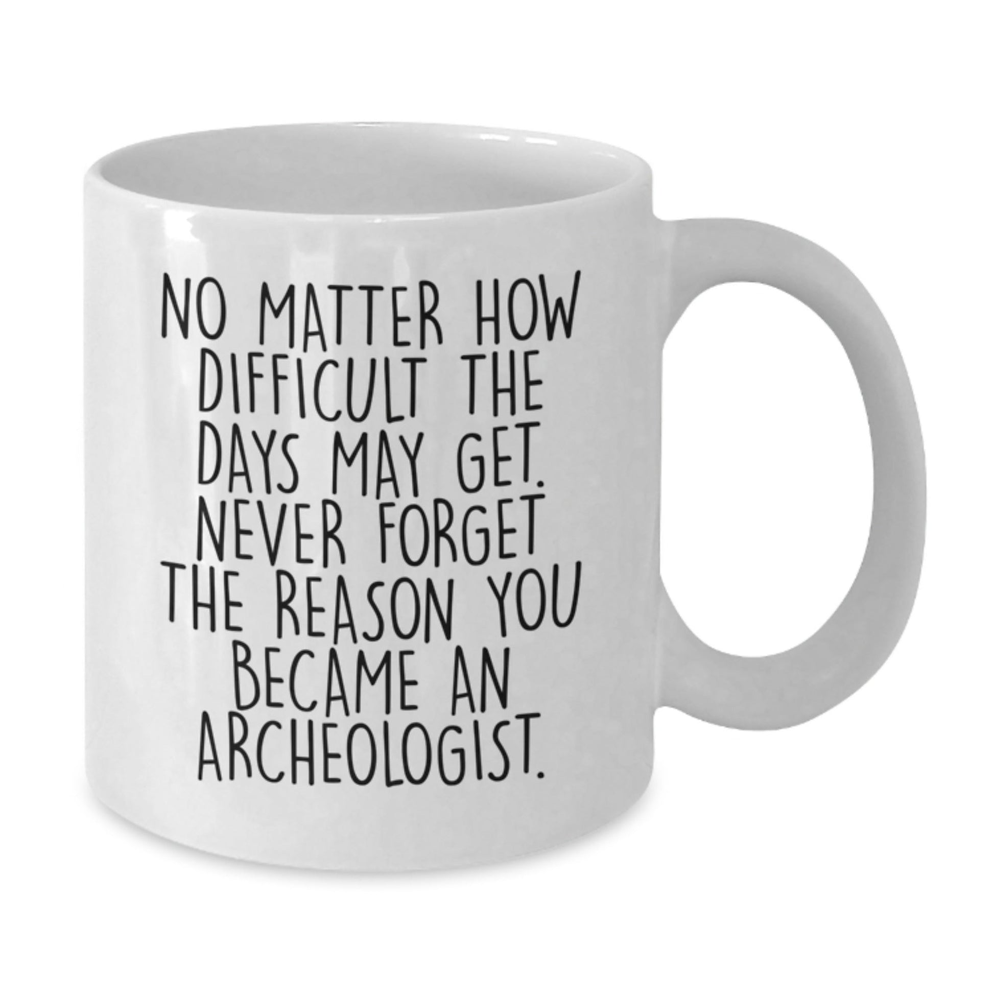 Gifts for the Archeologist, Funny Motivational White Coffee Mug, White Ceramic Mug, Unique Archeologist Gift, Gifts from Friends, Christmas Unique Gifts - The Buy Boom
