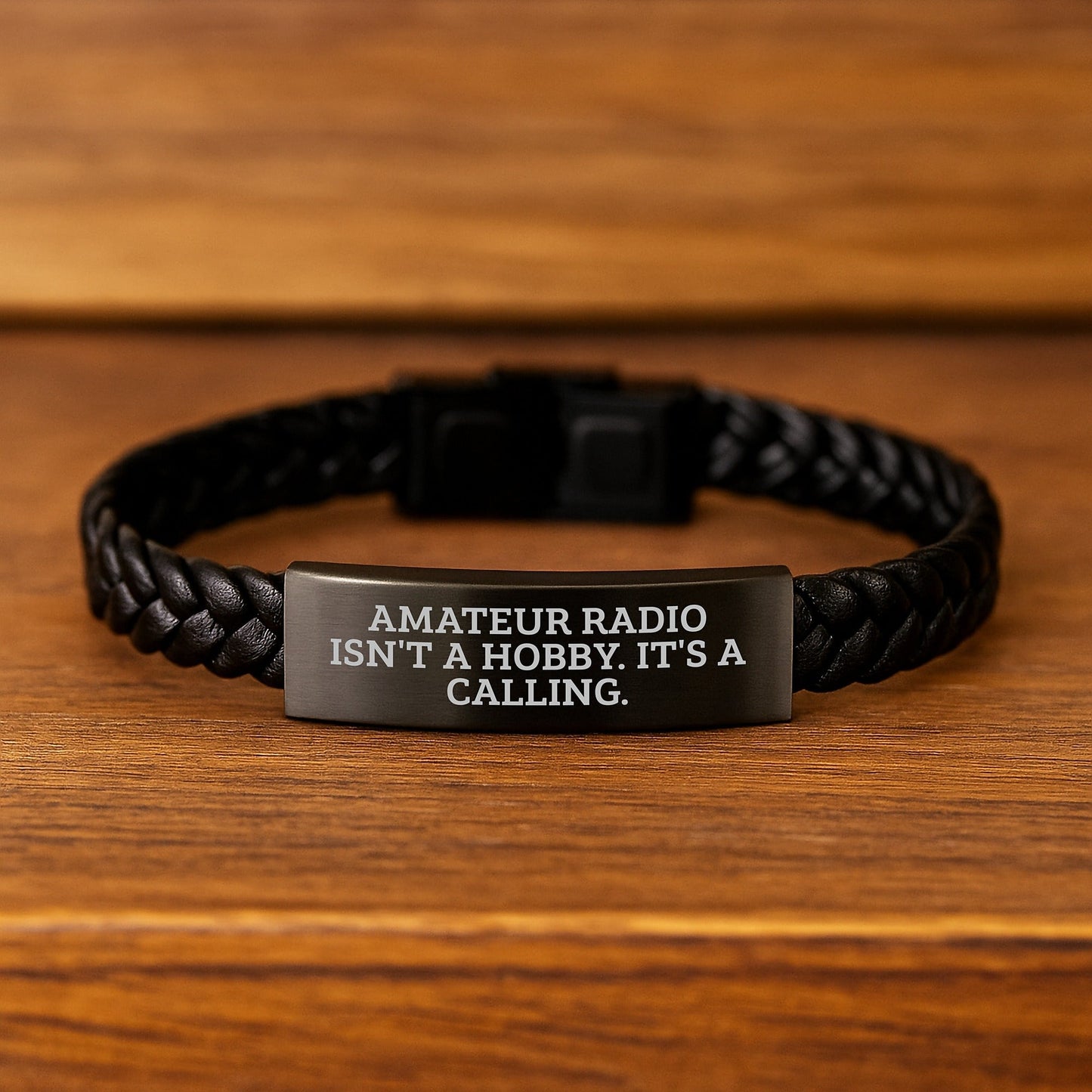 Gifts from Amateur Radio Enthusiasts, Inspirational Interlaced Leather Bracelets for Amateur Radio Operators, Christmas Unique Gifts - The Buy Boom