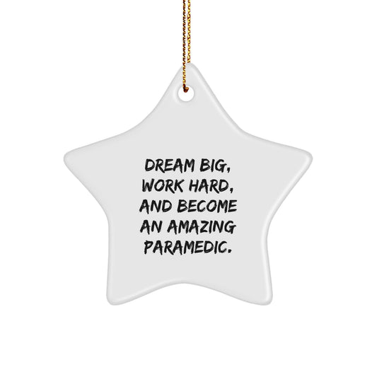 Gifts from Family, Friends, or Coworkers for Rescue Worker Men - Star Ornament with Inspirational Quote, Perfect Christmas Unique Gifts for Rescue Worker Women or Rescue Worker Friends - The Buy Boom