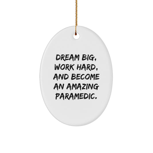 Gifts from Family, Friends, or Coworkers for Rescue Workers - Inspirational Oval Ornament for Christmas Unique Gifts - The Buy Boom