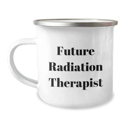 Gifts from Friends and Family for Future Radiation Therapist - Funny Radiation Therapist Camping Mug for Christmas - The Buy Boom