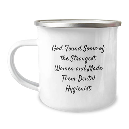 Gifts from Friends and Family, Funny Dental Hygienist Quote, Unique Christmas Unique Gifts for Men and Women, Stainless Steel Camping Mug - The Buy Boom