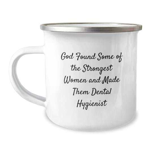 Gifts from Friends and Family, Funny Dental Hygienist Quote, Unique Christmas Unique Gifts for Men and Women, Stainless Steel Camping Mug - The Buy Boom