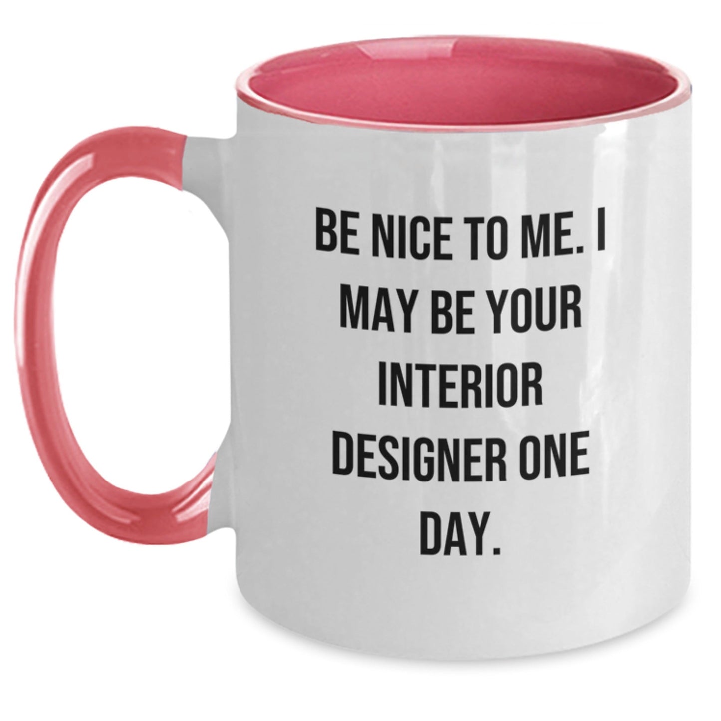 Gifts from Friends and Family to Interior Designers - Funny Two Tone Coffee Mug for Christmas - The Buy Boom