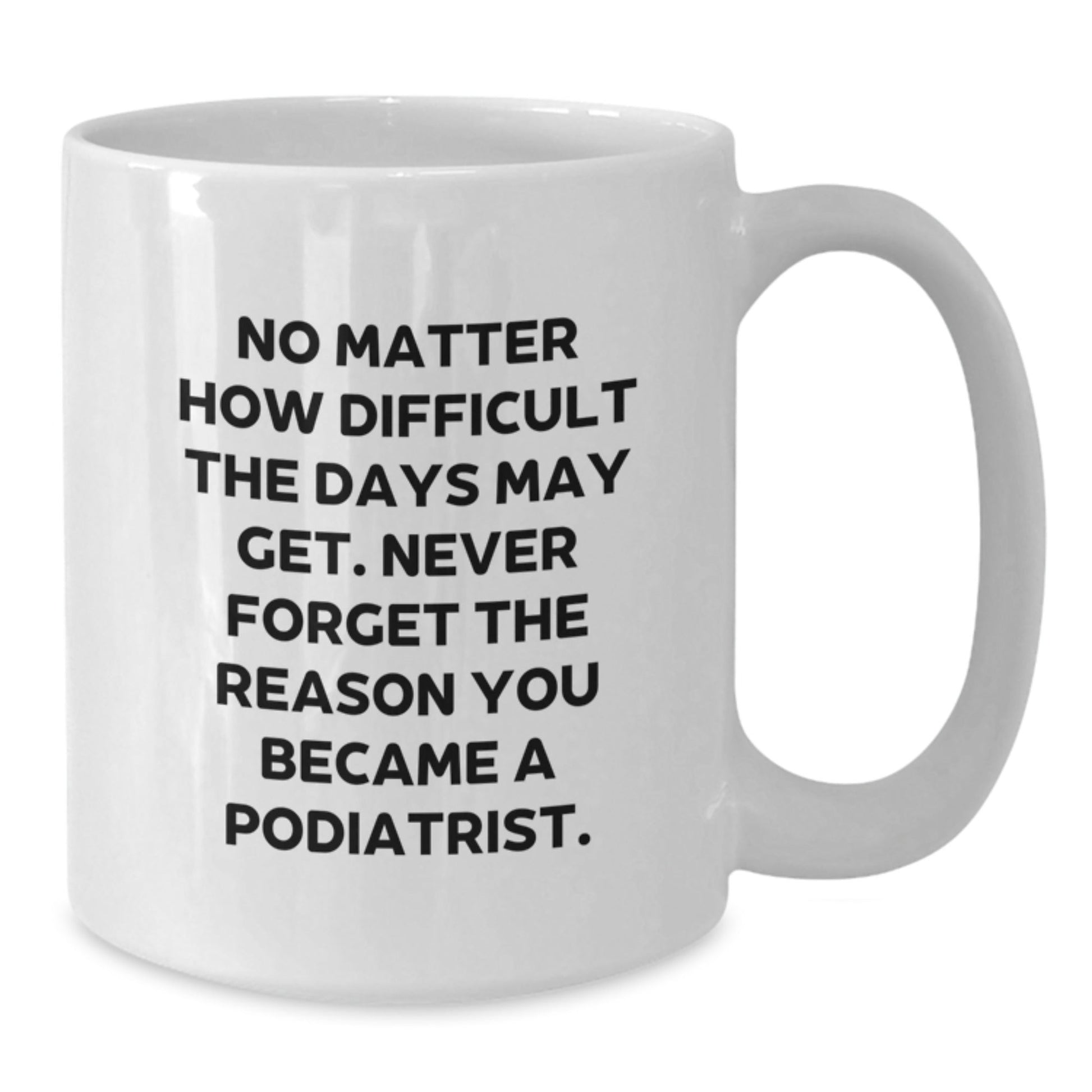 Gifts from Friends, Family, or Coworkers to Podiatrist - Inspirational White Coffee Mug - Never Forget The Reason - Christmas Unique Gifts - The Buy Boom