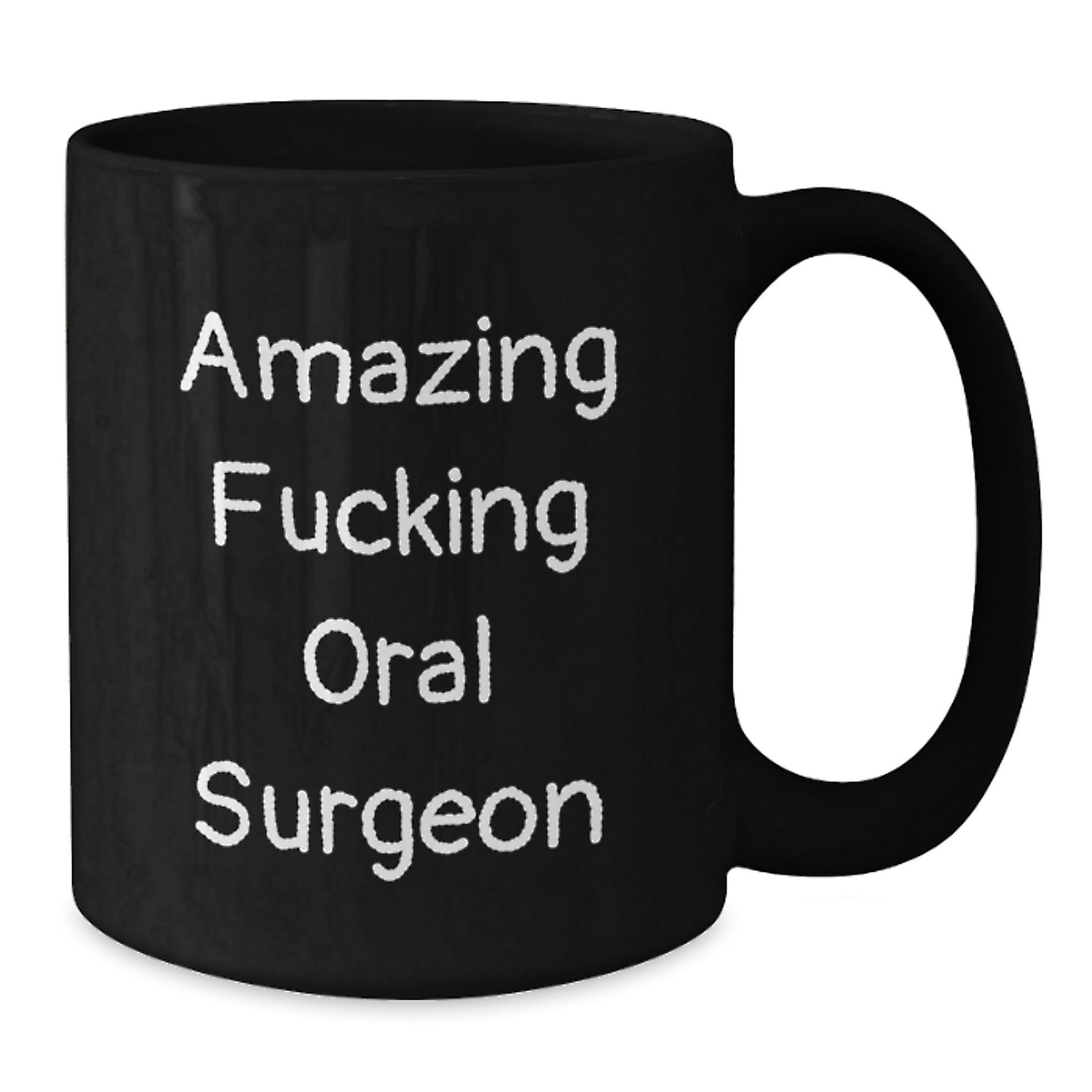 Gifts from Friends for Amazing Oral Surgeon Funny Birthday Black Coffee Mug - The Buy Boom