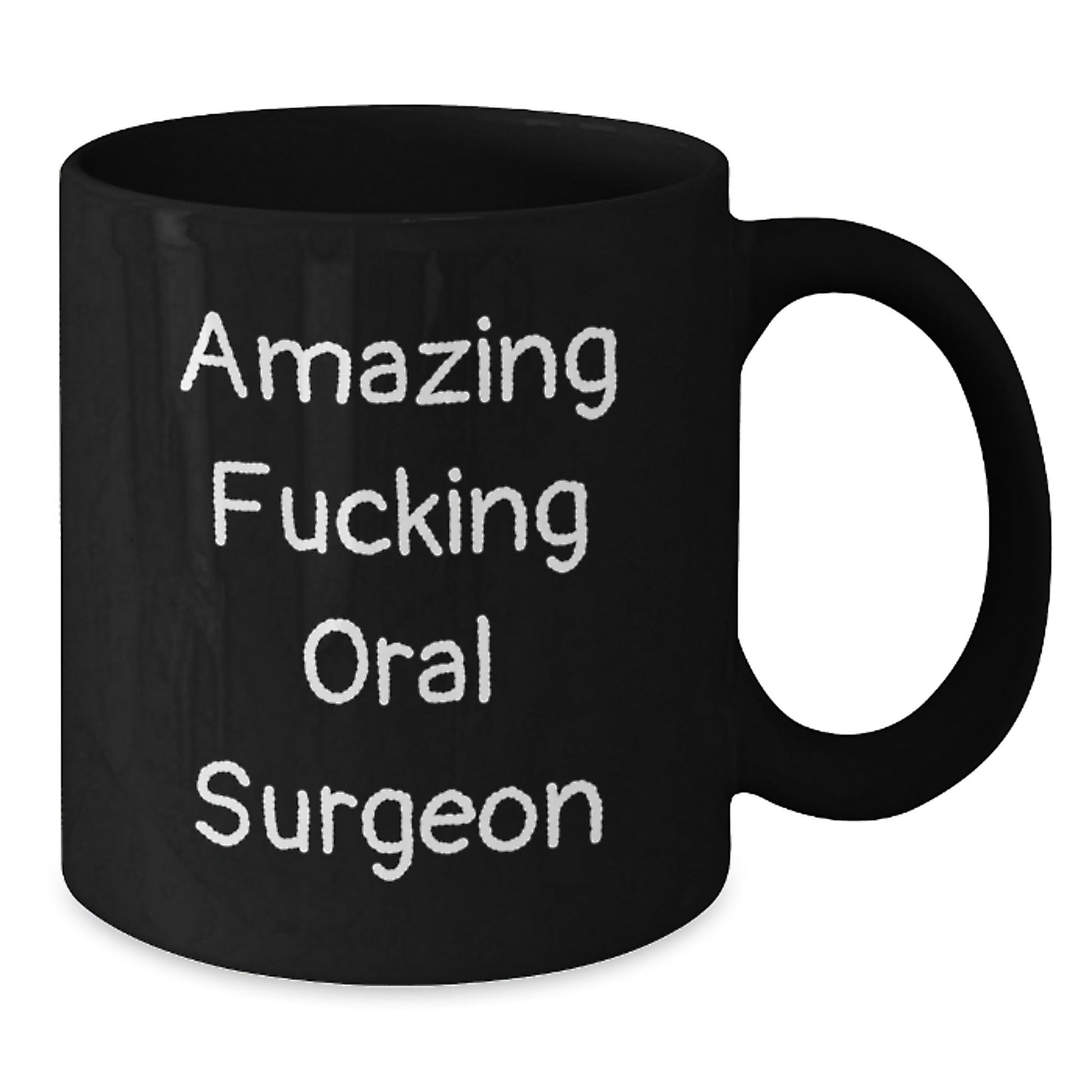 Gifts from Friends for Amazing Oral Surgeon Funny Birthday Black Coffee Mug - The Buy Boom