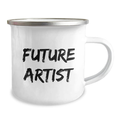 Gifts from Friends for Future Artists, Funny Camping Mug for Birthday, 'Keep Creating' Quote - Artist Gifts - The Buy Boom