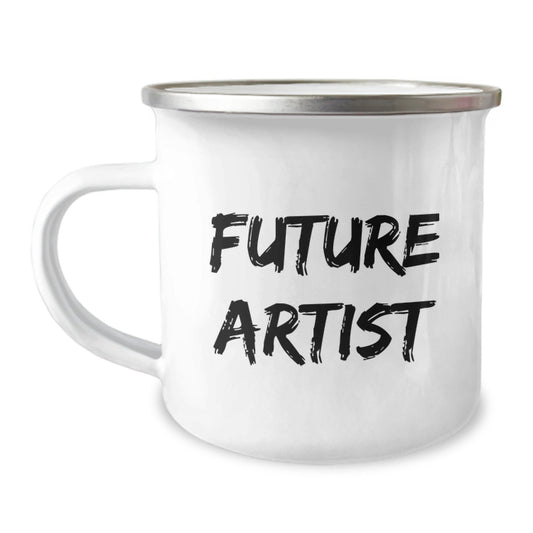 Gifts from Friends for Future Artists, Funny Camping Mug for Birthday, 'Keep Creating' Quote - Artist Gifts - The Buy Boom