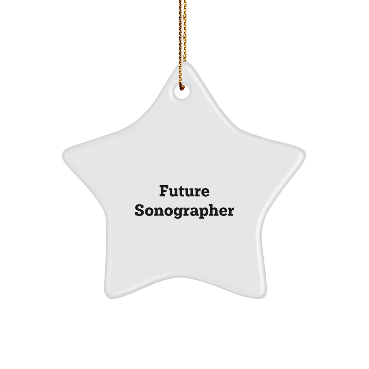 Gifts from Friends for Future Sonographers, Funny 'Best Job in the World' Star Ornament, Christmas Unique Sonographer Gifts - The Buy Boom