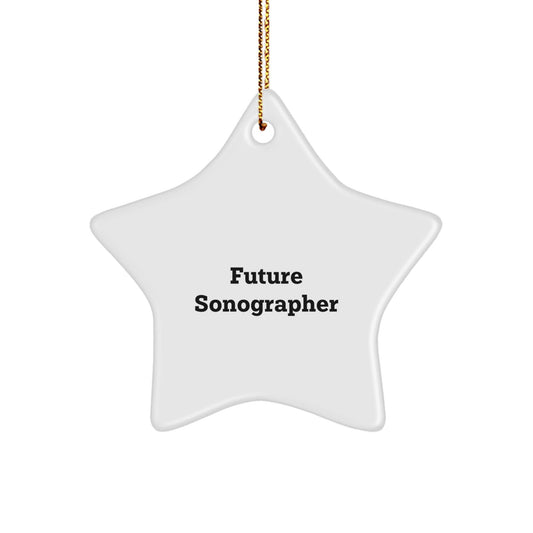 Gifts from Friends for Future Sonographers, Funny 'Best Job in the World' Star Ornament, Christmas Unique Sonographer Gifts - The Buy Boom
