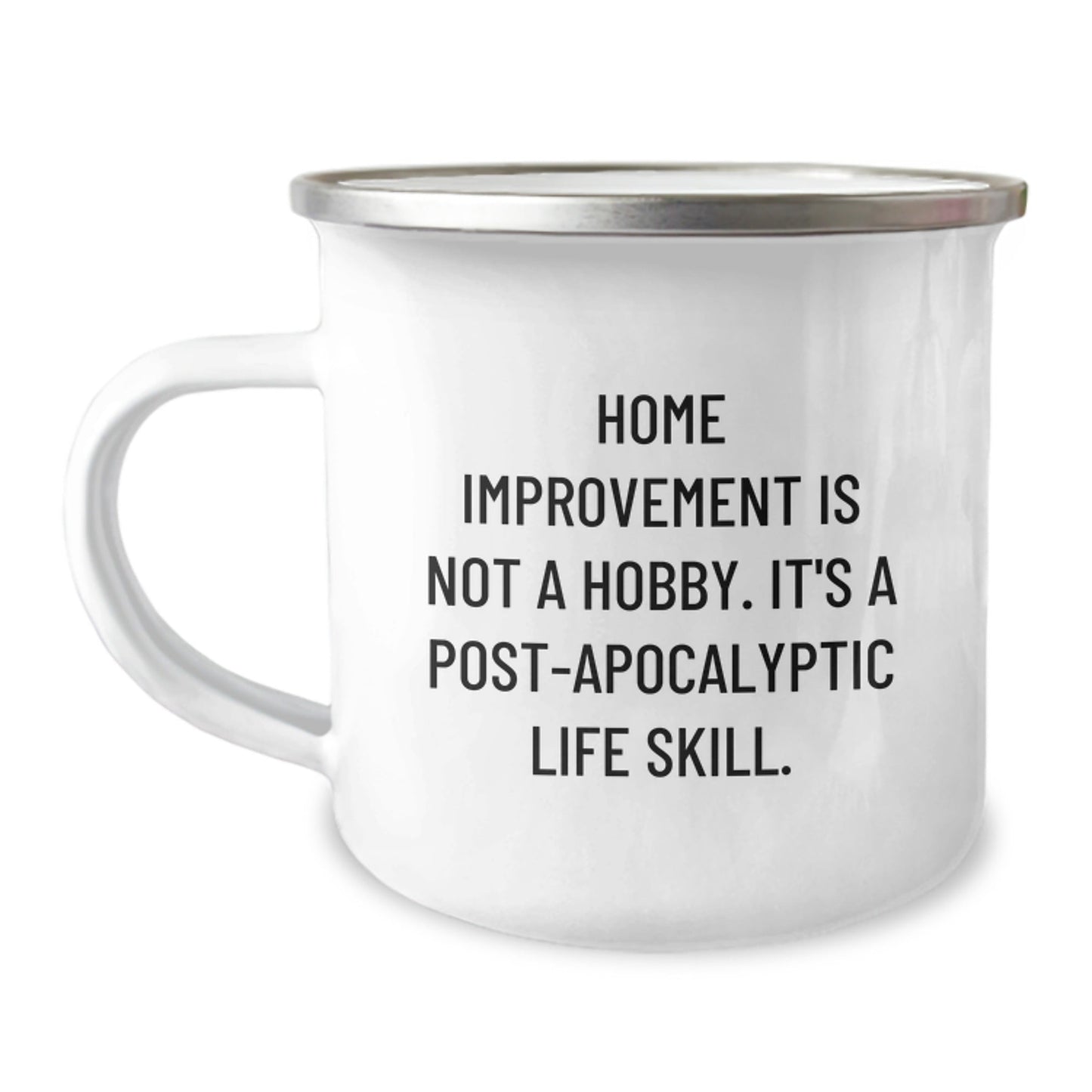 Gifts from Friends for Home Improvement Enthusiasts, Funny Camping Mug with Post - apocalyptic Life Skill Quote, Christmas Unique - The Buy Boom