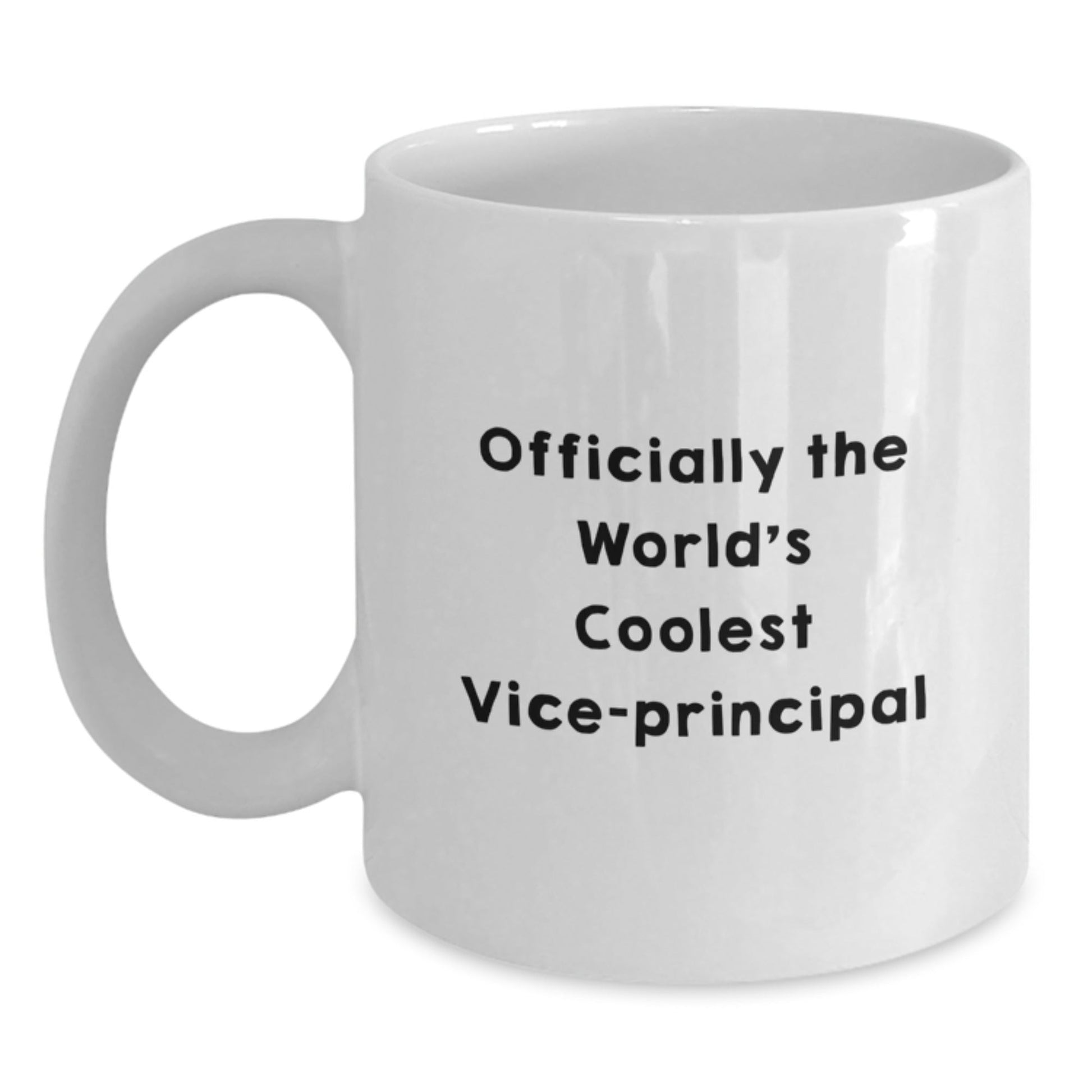 Gifts from Friends for the World's Coolest Vice - principal - Officially Funny White Coffee Mug for Christmas - The Buy Boom