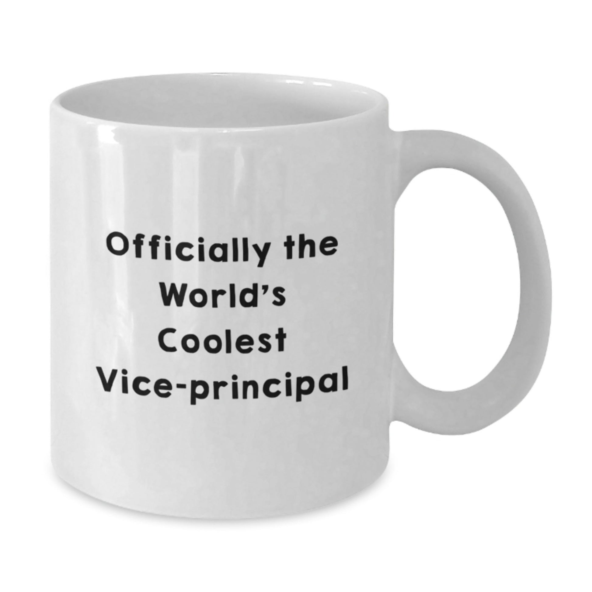 Gifts from Friends for the World's Coolest Vice - principal - Officially Funny White Coffee Mug for Christmas - The Buy Boom