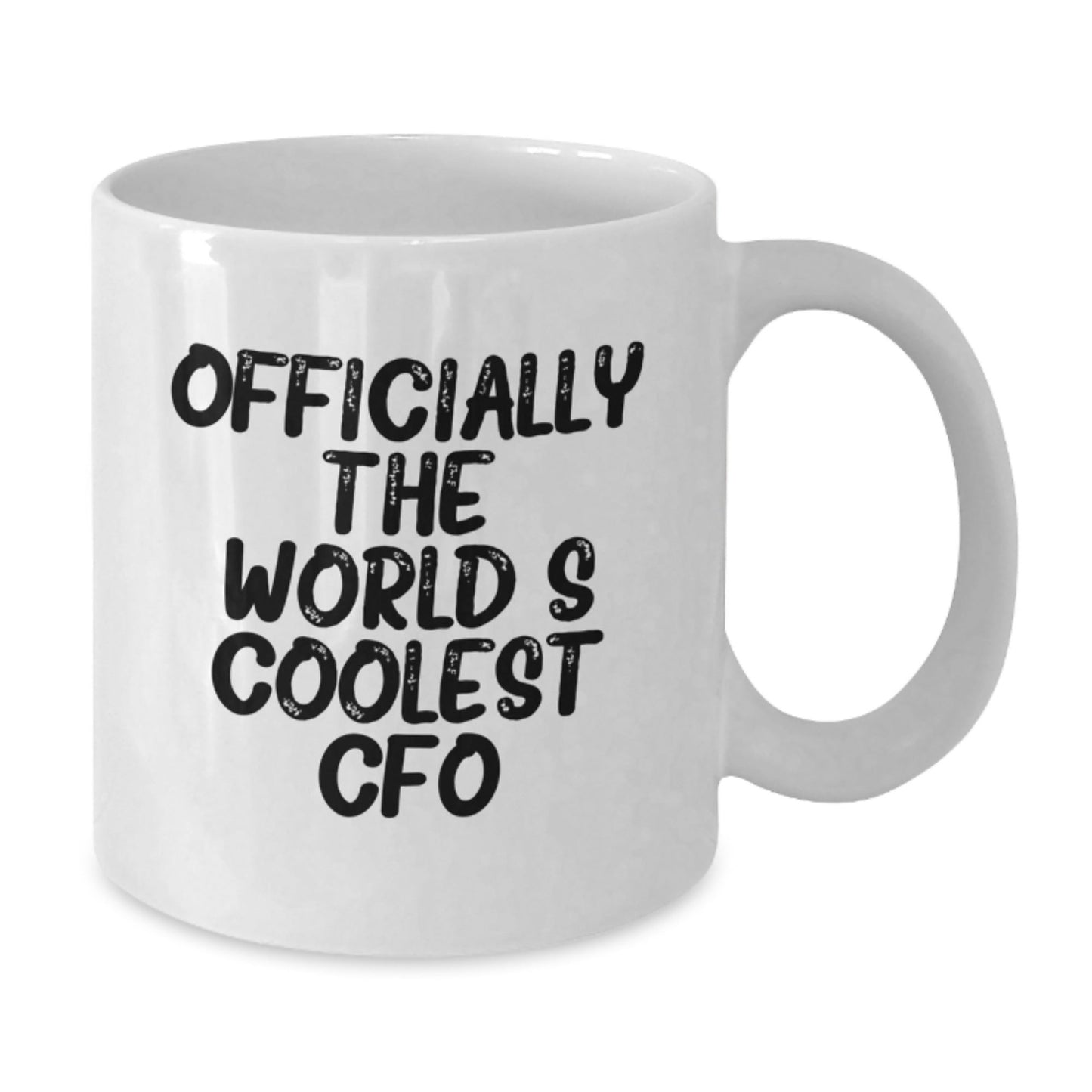 Gifts from Friends to CFO Christmas Unique Gifts 'Officially The World's Coolest Cfo' White Coffee Mug - The Buy Boom
