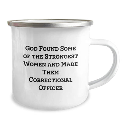 Gifts from Men to Correctional Officer Women, Funny Camping Mug, Christmas Unique Gifts for Correctional Officers - The Buy Boom