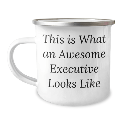 Gifts from Men to Executive, Funny Quote This Is What An Awesome Executive Looks Like, 12 oz Camping Mug for Father's Day - The Buy Boom