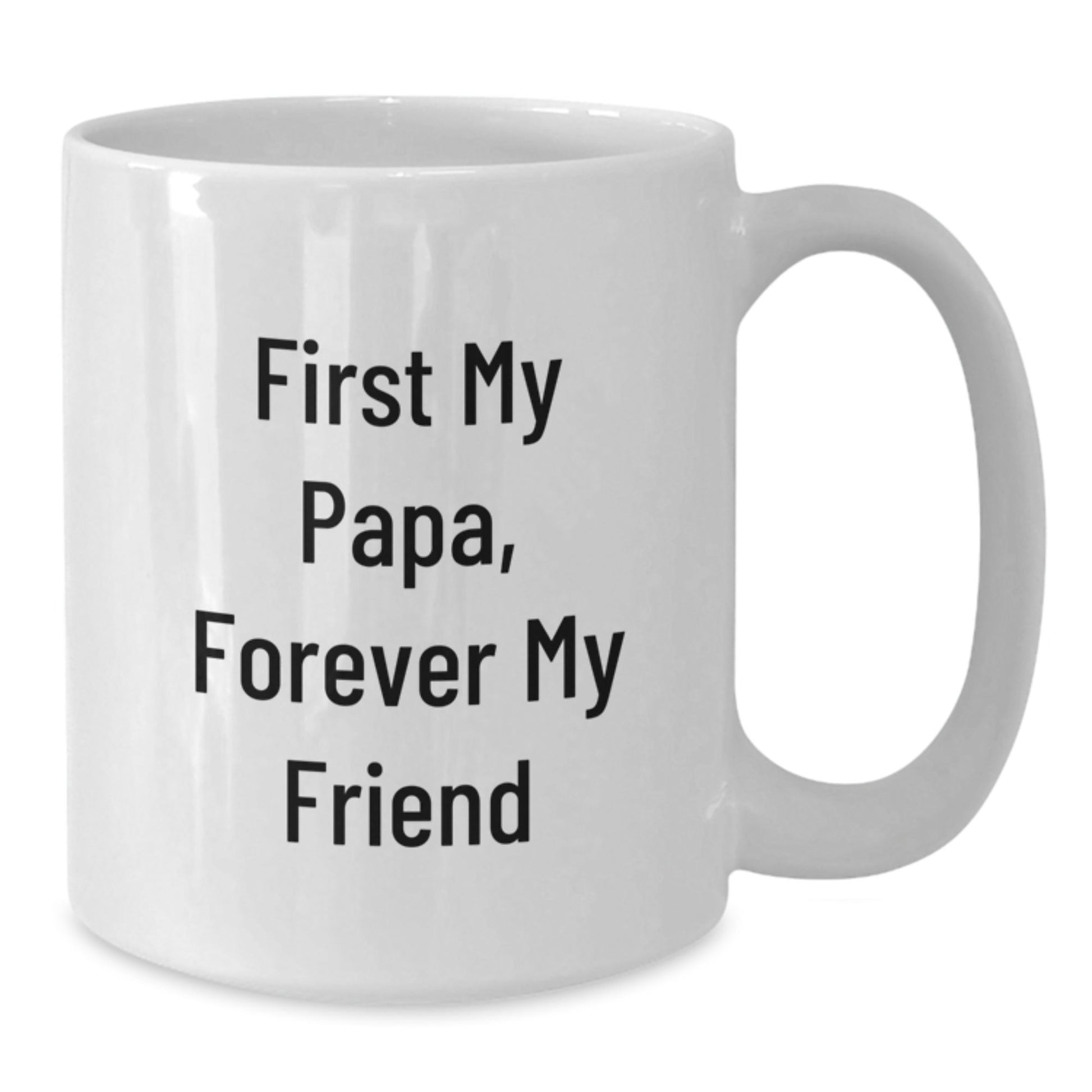 Gifts from Men to Papa, Funny White Coffee Mug Quote, Perfect for Dad at Christmas - The Buy Boom