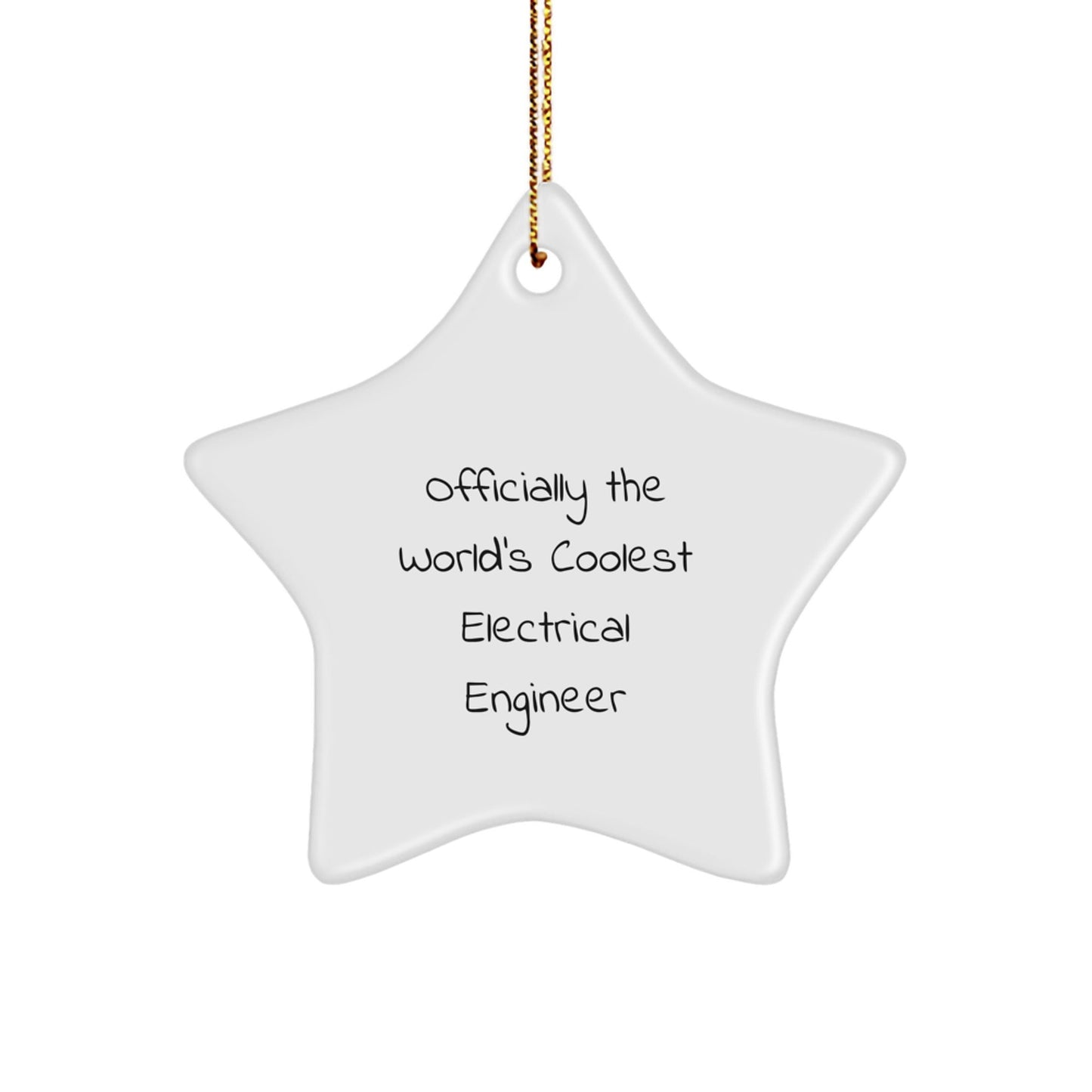 Gifts from Men, Women, or Friends to the Officially World's Coolest Electrical Engineer Star Ornament for Christmas Unique Gifts - The Buy Boom