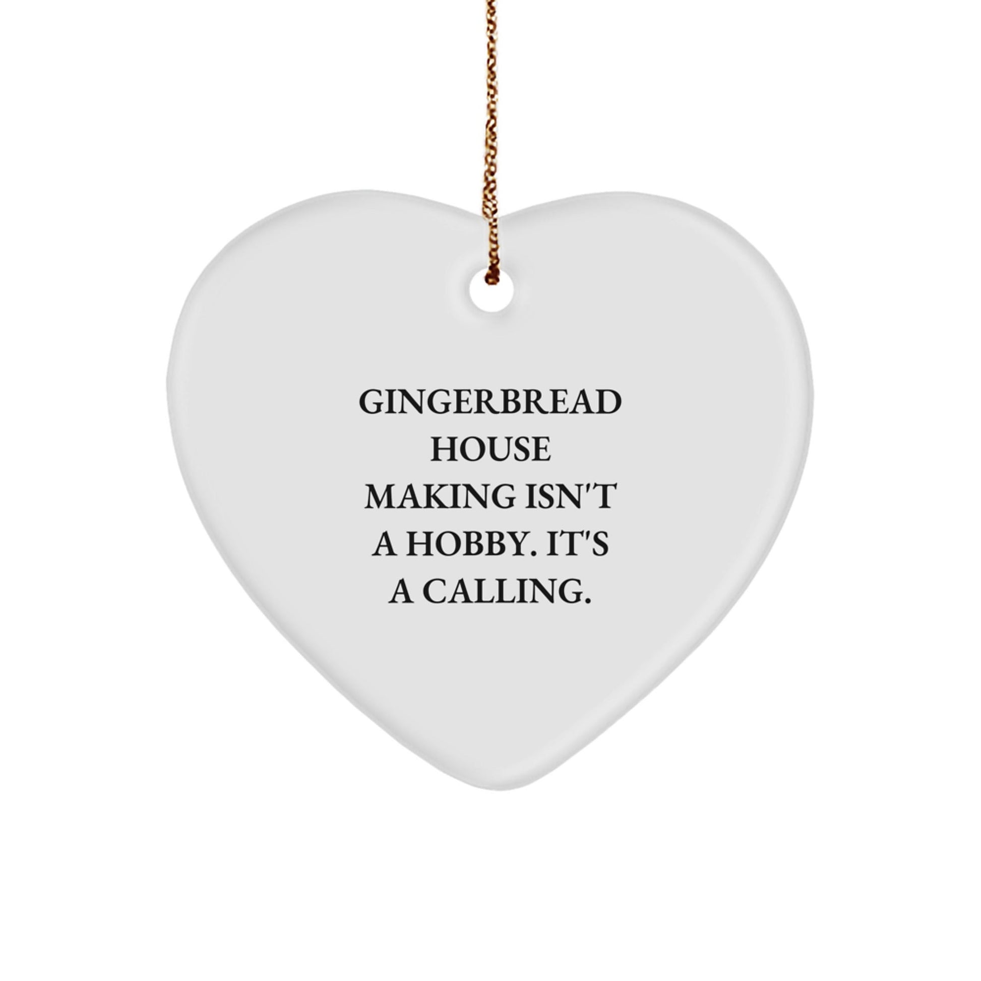 Gingerbread House Making Heart Ornament Gifts from Friends and Family this Christmas - The Buy Boom