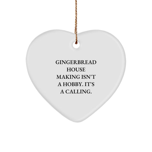 Gingerbread House Making Heart Ornament Gifts from Friends and Family this Christmas - The Buy Boom