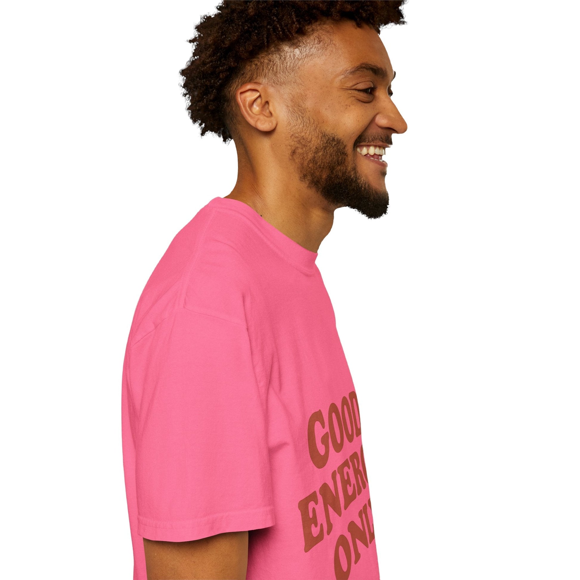 Good Energy Only T-Shirt – Retro Unisex Tee | Positive Vibes Shirt | Uplifting Gift for Friends & Family - The Buy Boom