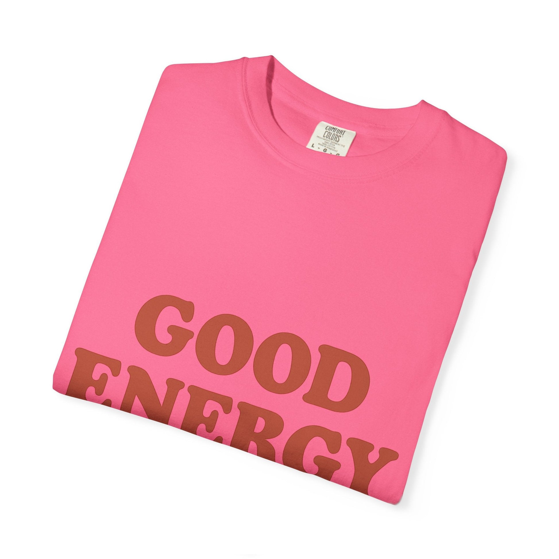 Good Energy Only T-Shirt – Retro Unisex Tee | Positive Vibes Shirt | Uplifting Gift for Friends & Family - The Buy Boom