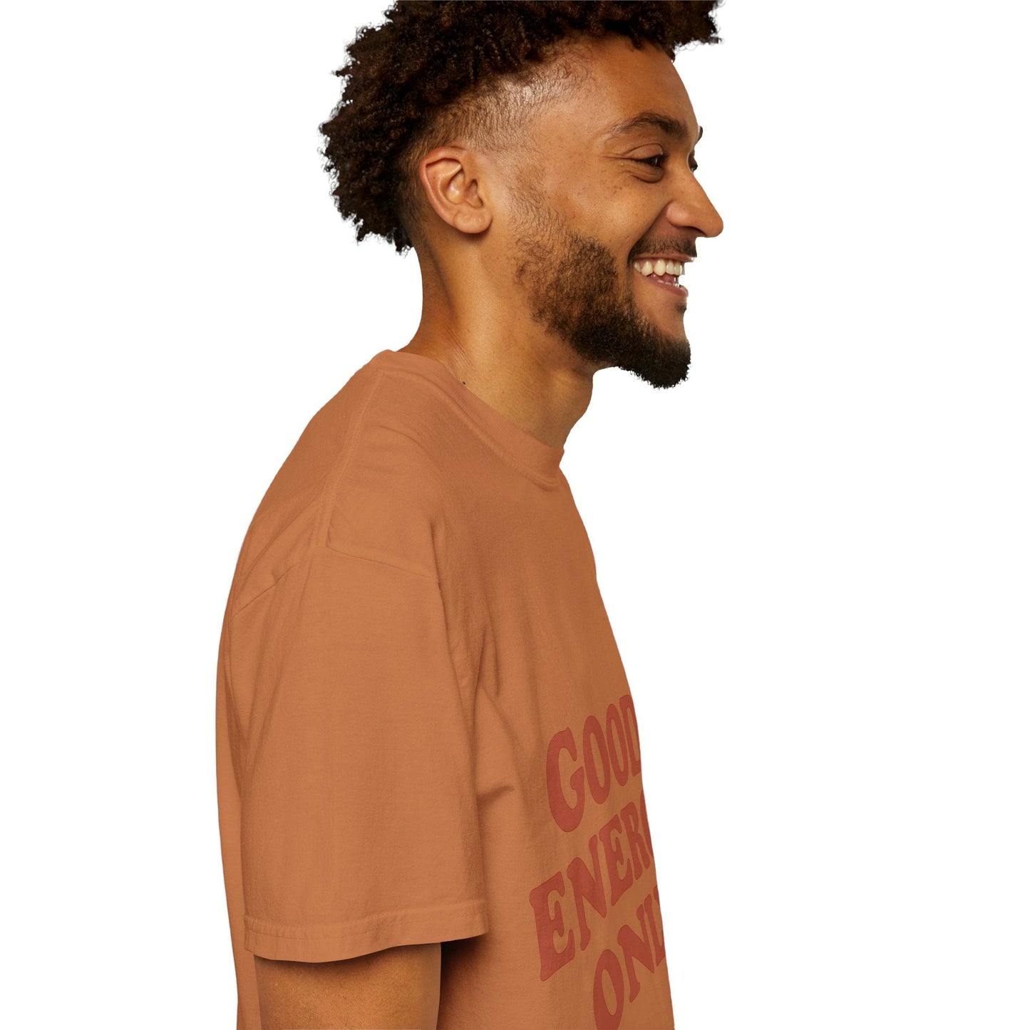 Good Energy Only T-Shirt – Retro Unisex Tee | Positive Vibes Shirt | Uplifting Gift for Friends & Family - The Buy Boom