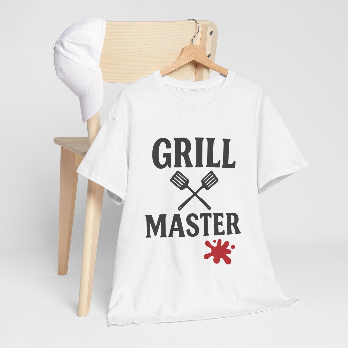 Grill Master Unisex Heavy Cotton Tee - Perfect Gift for BBQ Lovers - The Buy Boom
