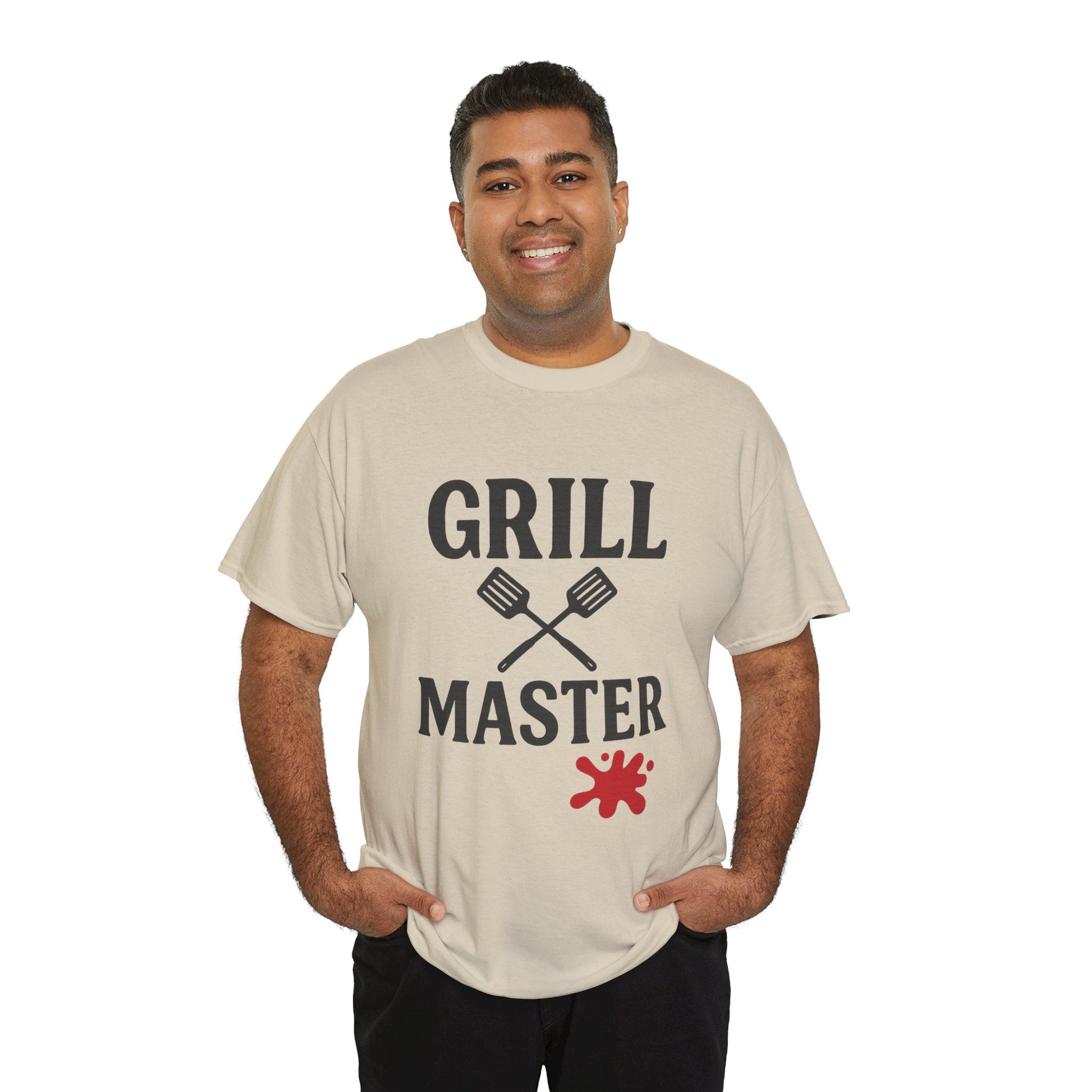 Grill Master Unisex Heavy Cotton Tee - Perfect Gift for BBQ Lovers - The Buy Boom