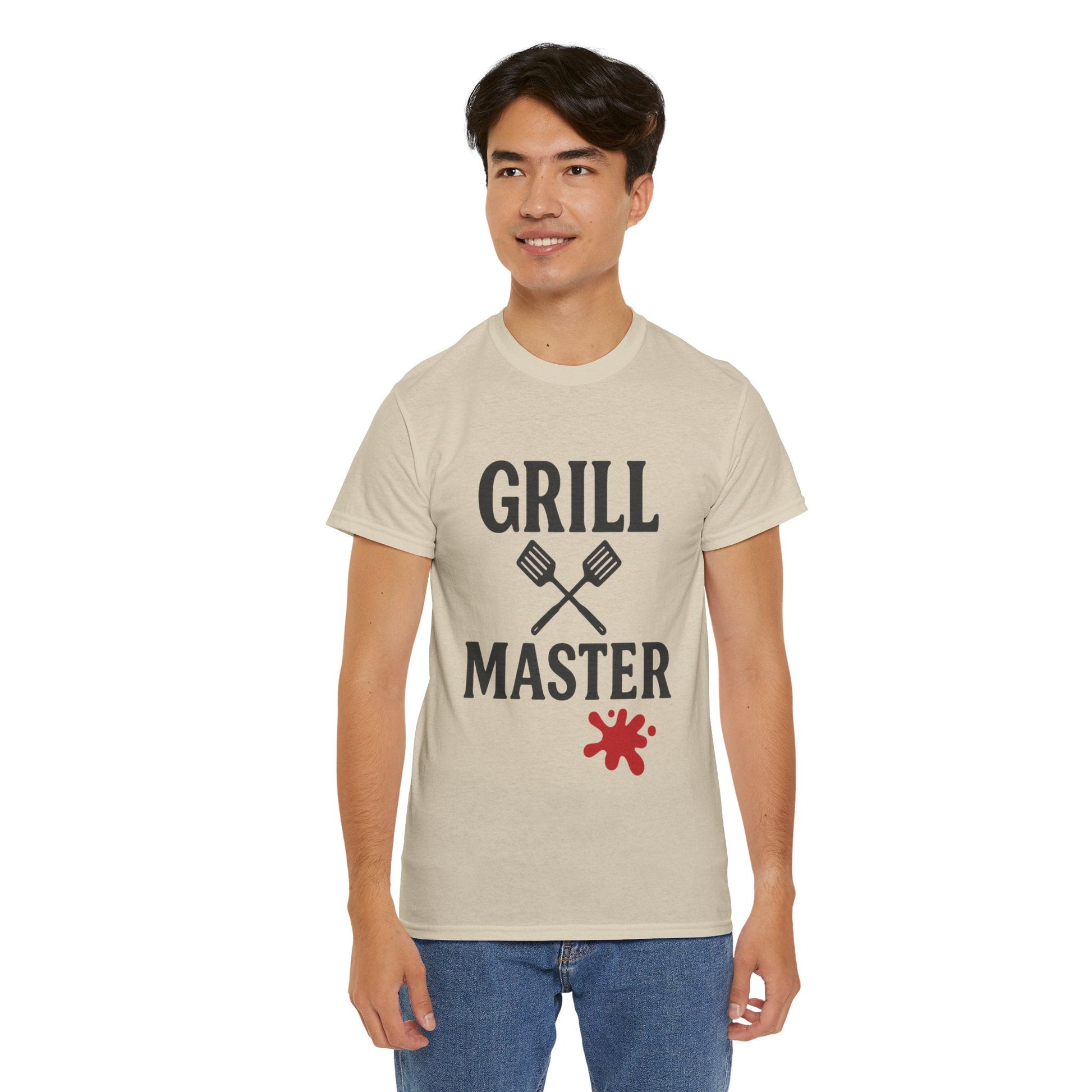Grill Master Unisex Heavy Cotton Tee - Perfect Gift for BBQ Lovers - The Buy Boom