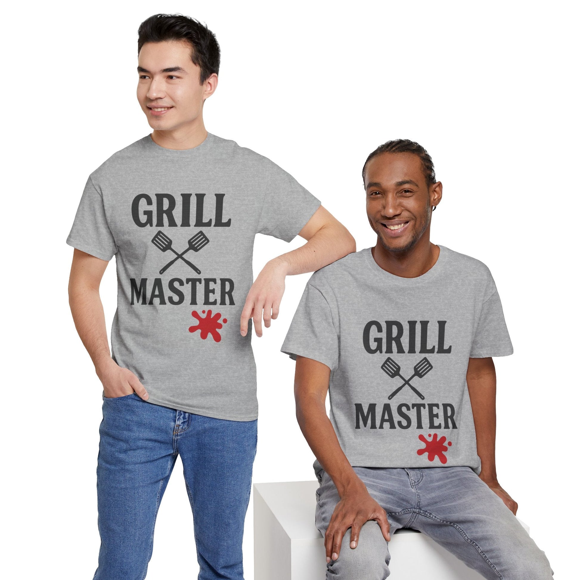 Grill Master Unisex Heavy Cotton Tee - Perfect Gift for BBQ Lovers - The Buy Boom