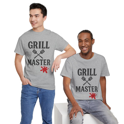 Grill Master Unisex Heavy Cotton Tee - Perfect Gift for BBQ Lovers - The Buy Boom