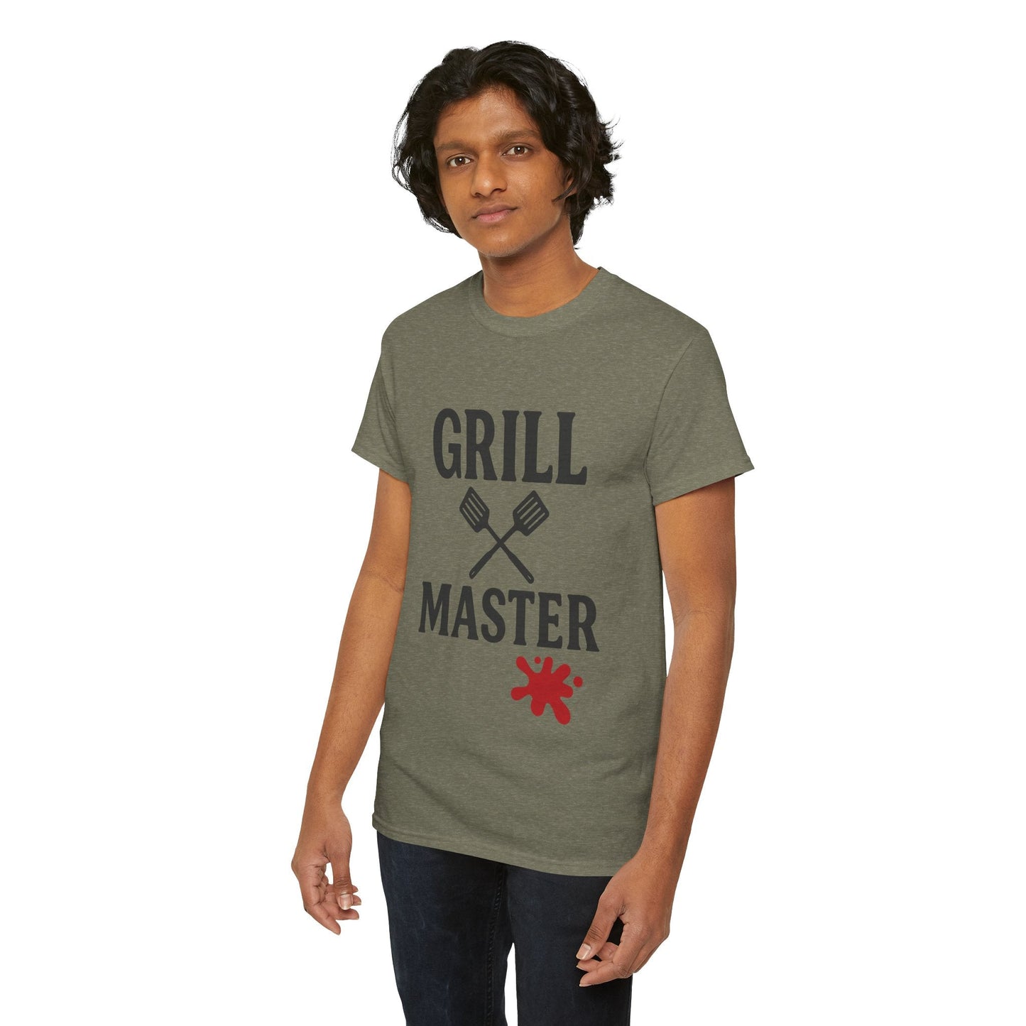 Grill Master Unisex Heavy Cotton Tee - Perfect Gift for BBQ Lovers - The Buy Boom