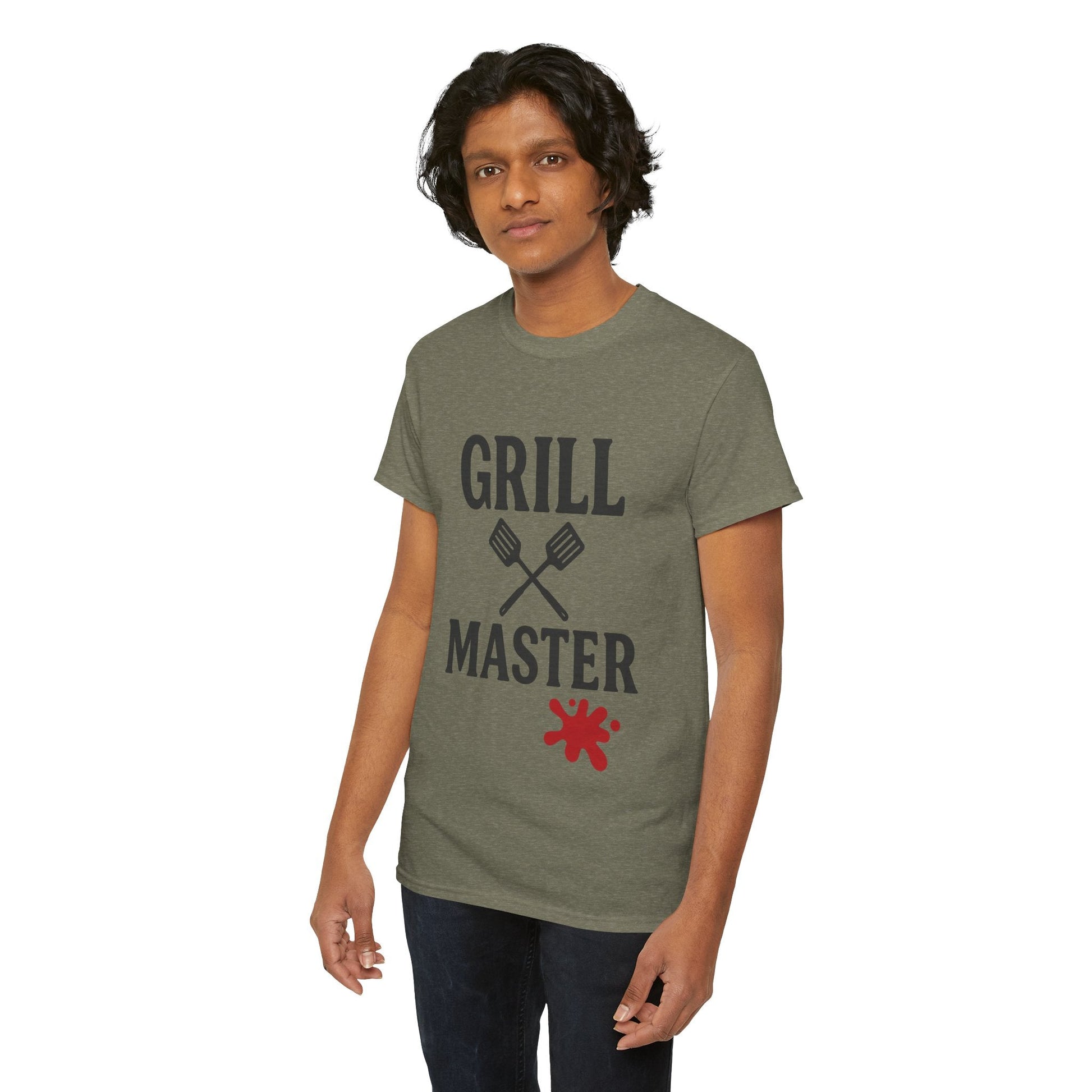 Grill Master Unisex Heavy Cotton Tee - Perfect Gift for BBQ Lovers - The Buy Boom