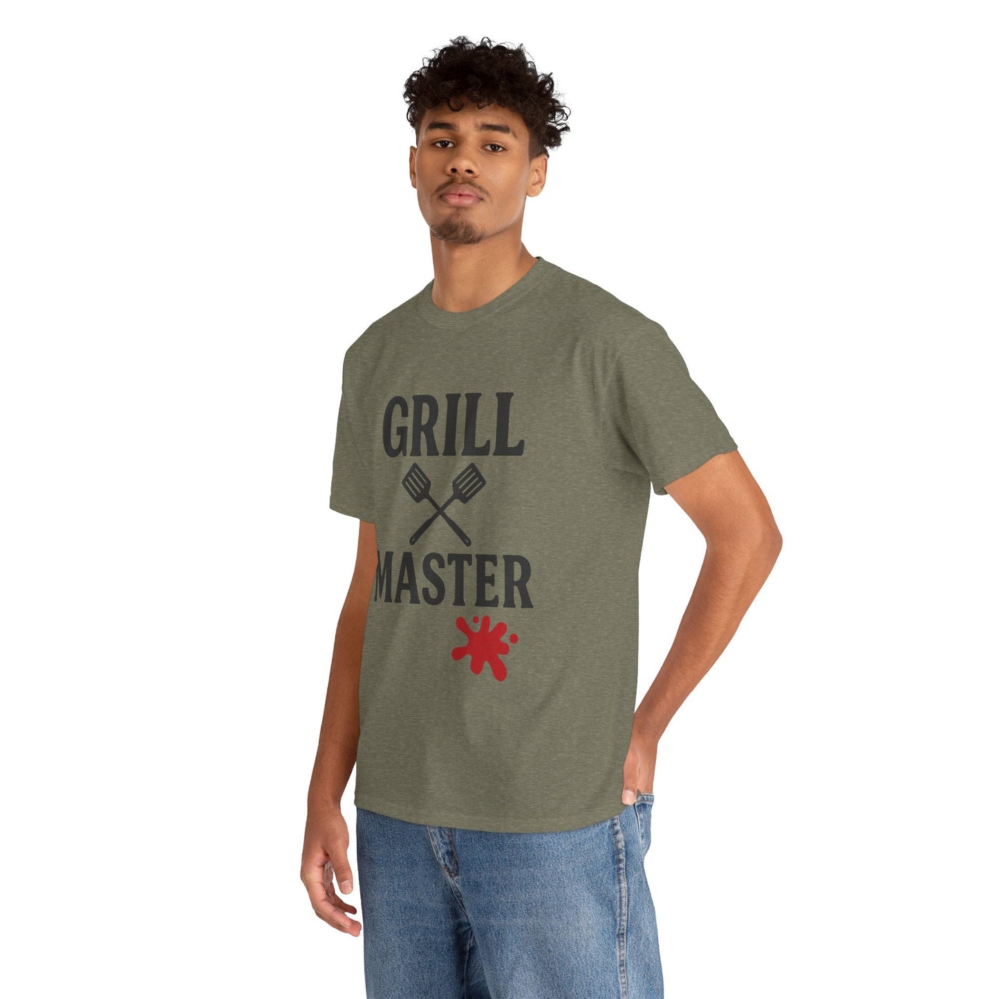 Grill Master Unisex Heavy Cotton Tee - Perfect Gift for BBQ Lovers - The Buy Boom