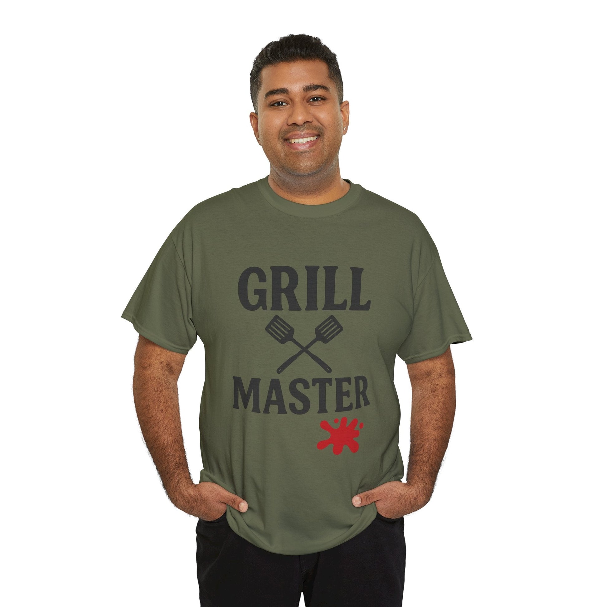 Grill Master Unisex Heavy Cotton Tee - Perfect Gift for BBQ Lovers - The Buy Boom