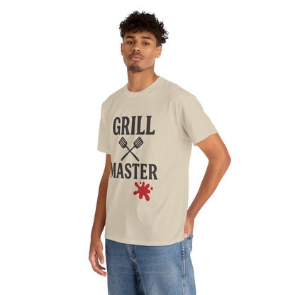 Grill Master Unisex Heavy Cotton Tee - Perfect Gift for BBQ Lovers - The Buy Boom
