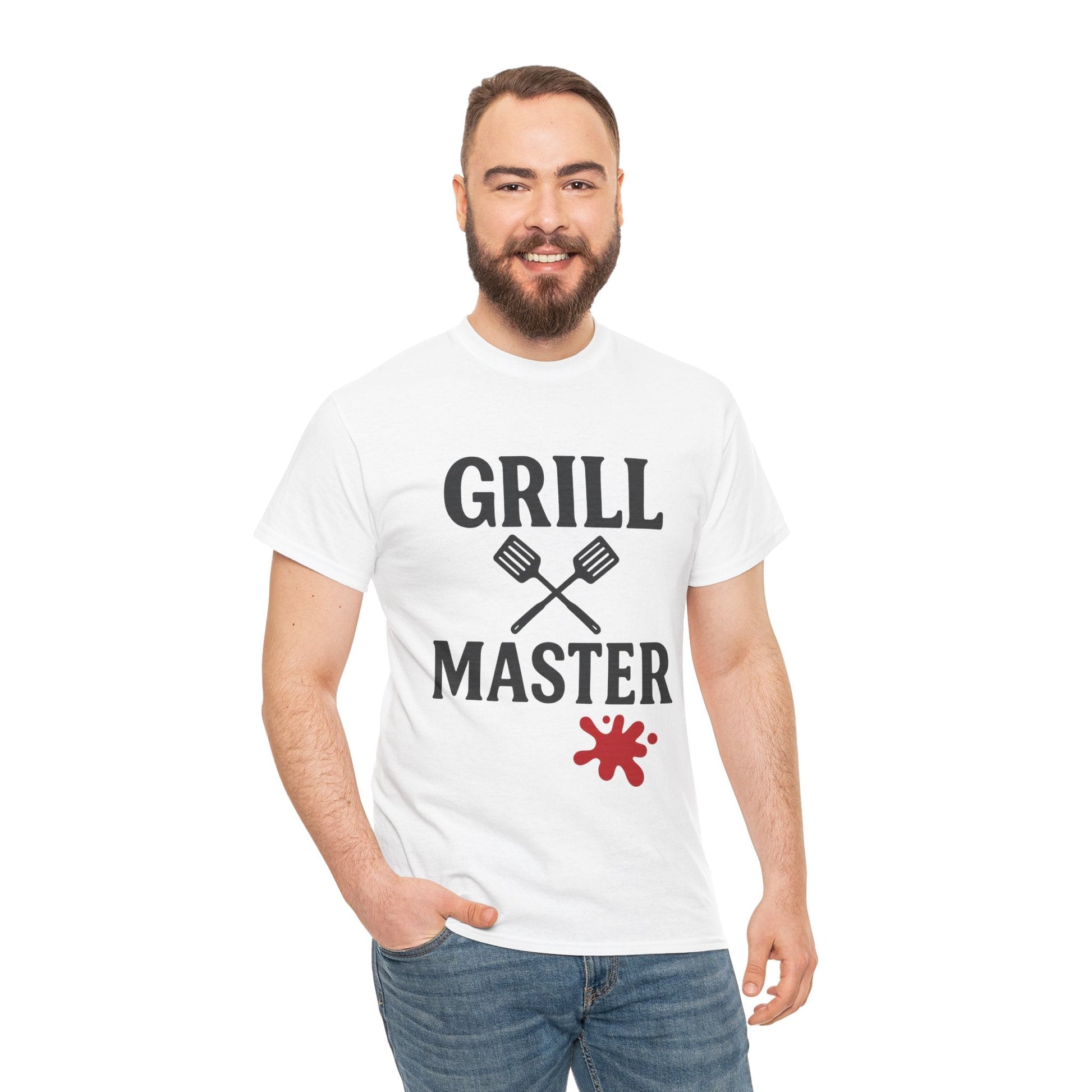 Grill Master Unisex Heavy Cotton Tee - Perfect Gift for BBQ Lovers - The Buy Boom