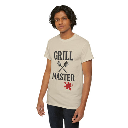 Grill Master Unisex Heavy Cotton Tee - Perfect Gift for BBQ Lovers - The Buy Boom